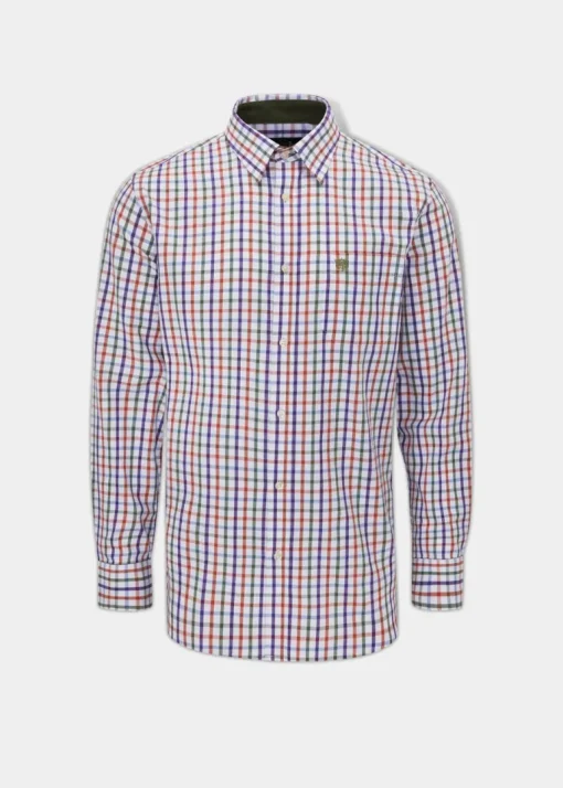 Alan Paine Ilkley Men's Shirt Longer Length Shooting Fit