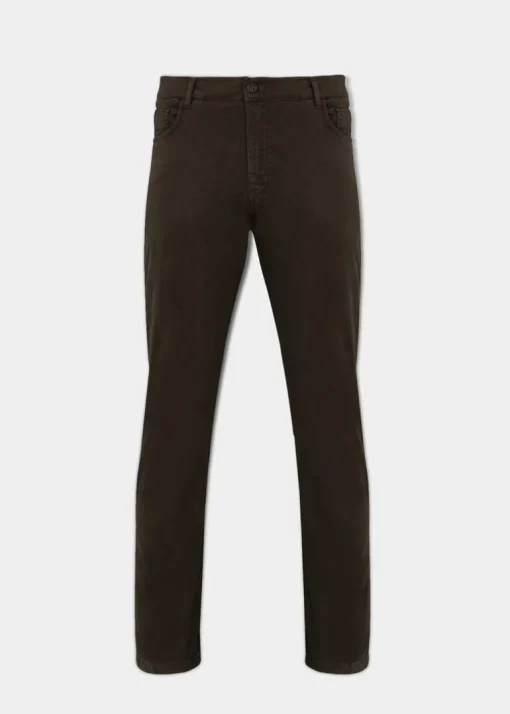 Alan Paine Men's Cheltham Five-Pocket Chino Jeans