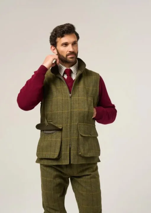 Alan Paine Men's Rutland Tweed Waistcoat