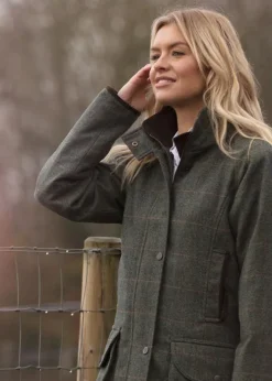 Alan Paine Women's Combrook Tweed Shooting Coat