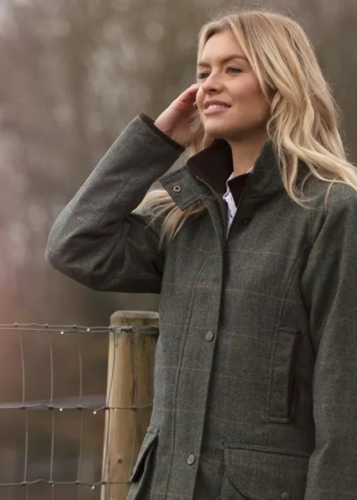 Alan Paine Women's Combrook Tweed Shooting Coat