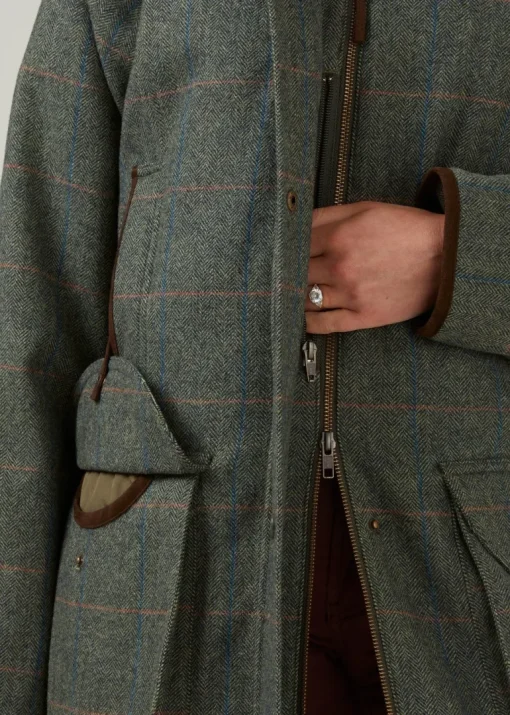 Alan Paine Women's Combrook Tweed Shooting Coat
