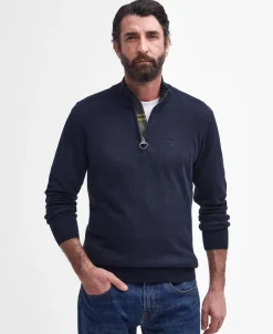 Barbour Cotton Half Zip Jumper SS24