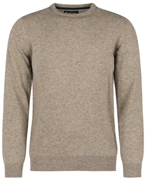 Barbour Essential Lambs Wool Crew Neck Jumper