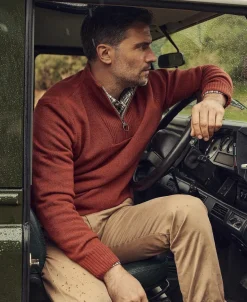 Barbour Men's Nelson Essential Half-Zip Sweater