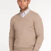 Barbour Men's Pima Cotton V-Neck Jumper