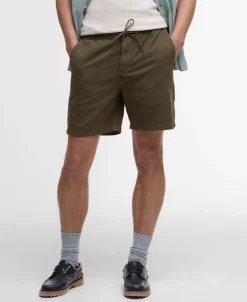 Barbour Men's Washed Oxford Relaxed Shorts SS25
