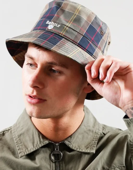 Barbour Tartan Bucket Hat