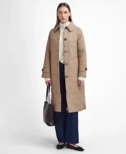 Barbour Women's Mariah Quilted Trench Coat
