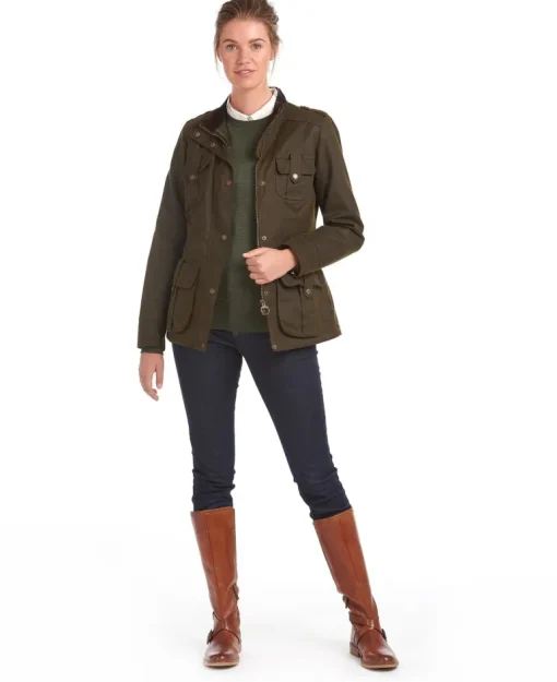 Barbour Women's Winter Defence Wax Jacket