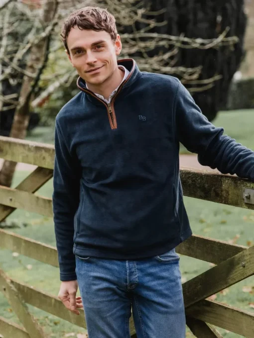 Beaumont & Bear Unisex Topsham Fleece Quarter Zip