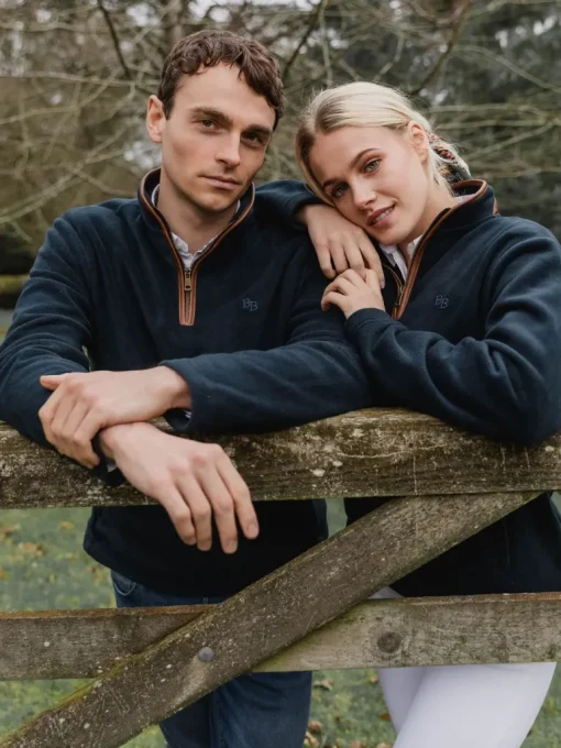 Beaumont & Bear Unisex Topsham Fleece Quarter Zip
