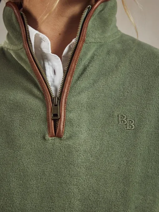 Beaumont & Bear Unisex Topsham Fleece Quarter Zip