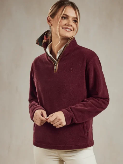 Beaumont & Bear Unisex Topsham Fleece Quarter Zip