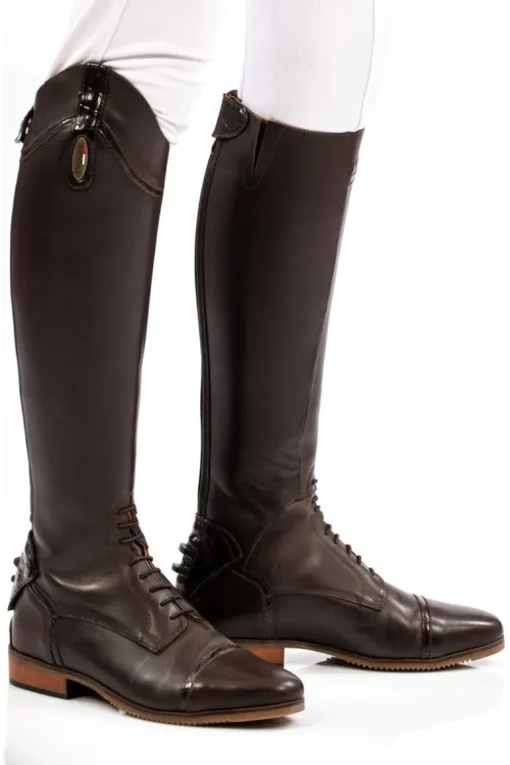 Brogini Florence Vogue Croc Field Boot - Brown (SIZES 36-41)