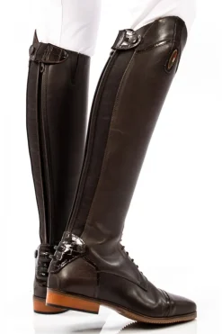 Brogini Florence Vogue Croc Field Boot - Brown (SIZES 42-46)