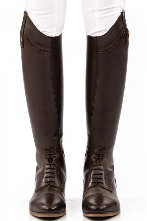 Brogini Florence Vogue Croc Field Boot - Brown (SIZES 36-41)