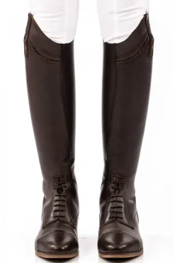 Brogini Florence Vogue Croc Field Boot - Brown (SIZES 42-46)