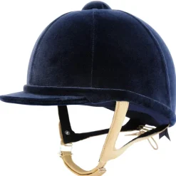 Charles Owen Fian Velvet Riding Helmet