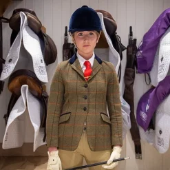 Charles Owen Fian Velvet Riding Helmet
