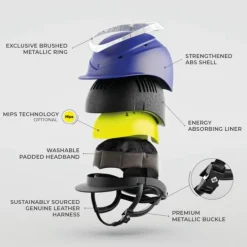 Charles Owen Halo Riding Helmet - Midnight Gloss