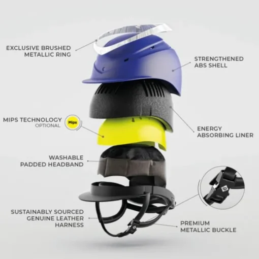 Charles Owen Halo Riding Helmet - Midnight Gloss