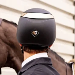 Charles Owen Halo Riding Helmet - Black Matte Standard
