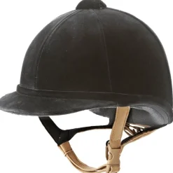 Charles Owen Hampton Velvet Riding Helmet
