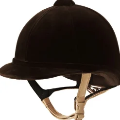 Charles Owen Hampton Velvet Riding Helmet
