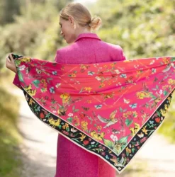 Clare Haggas Large Dreams Can Come True Large Square Peony and Ebony