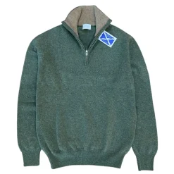 Country Ways Scotland Women's Lambswool 3/4 Zip Neck Sweater