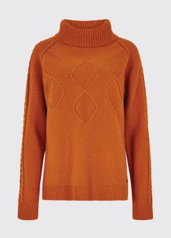 Dubarry Women's Belleek Chunky Roll Neck Sweater
