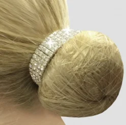 Equetech Crystal Bun Ring Scrunchie