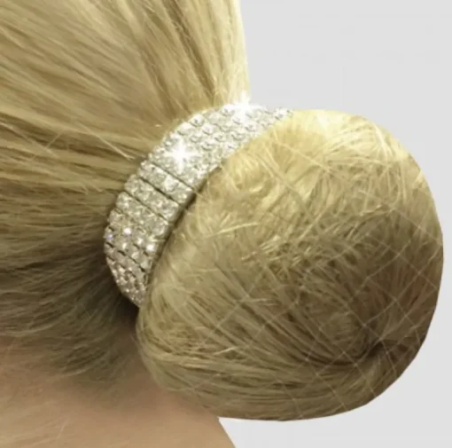 Equetech Crystal Bun Ring Scrunchie