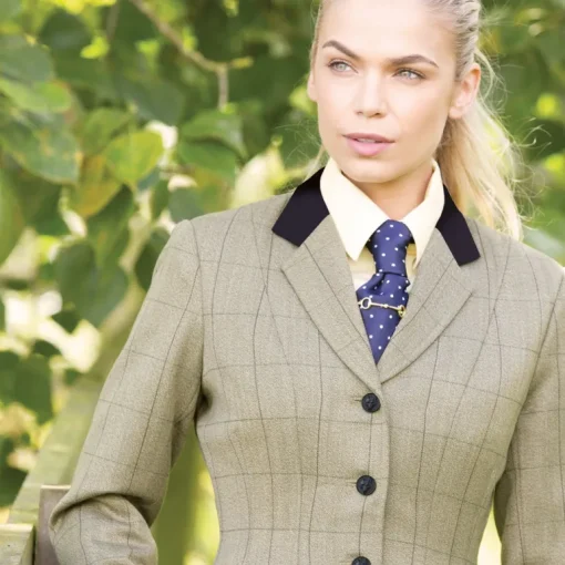 Equetech Women's Foxbury Deluxe Tweed Riding Jacket