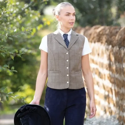 Equetech Women's Foxbury Lapel Showing Waistcoat