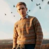 Harley of Scotland Men's Knitted Crew Neck Sweater