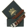 Holland Cooper Atelier Slim Logo Belt