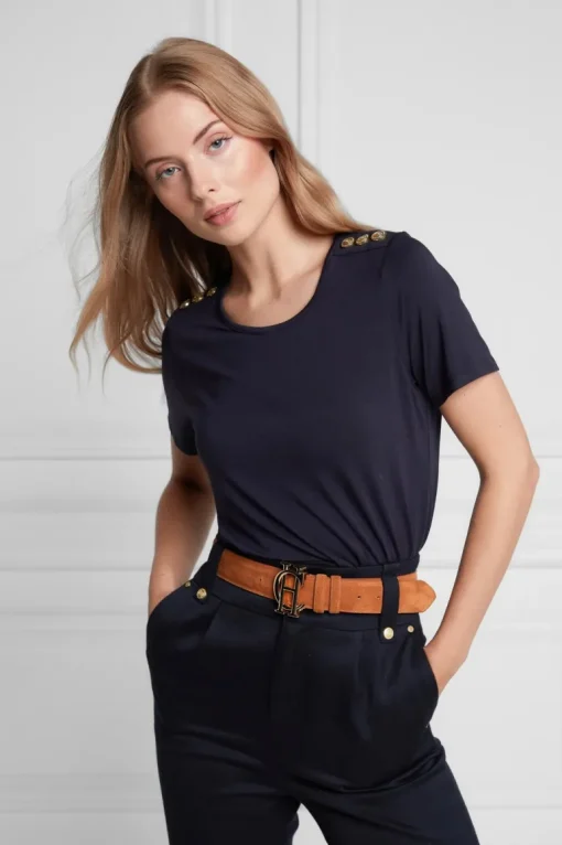 Holland Cooper Relax Fit Crew Neck Tee