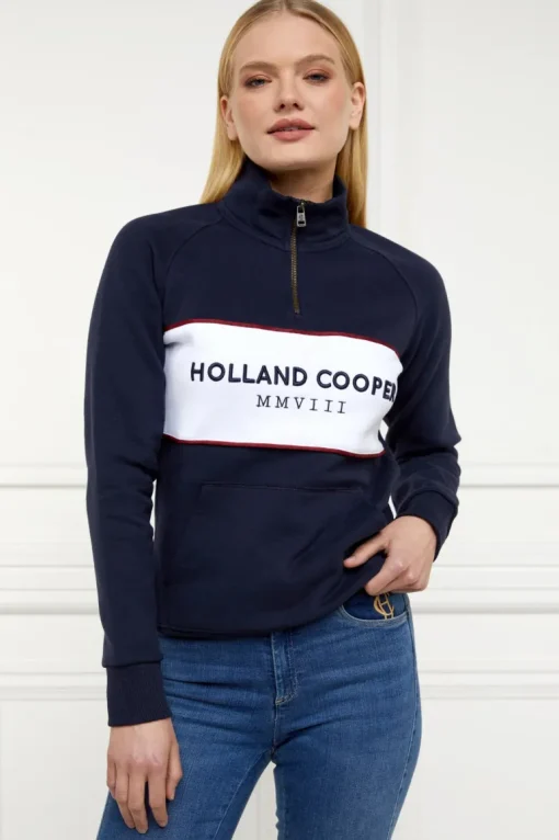 Holland Cooper Womens Sporting Heritage Zip Henley