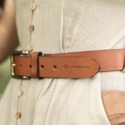 Pampeano Plain Leather Belt Abuelo