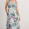 Seasalt Cornwall Sky Beyond Sleeveless V-Neck Dress