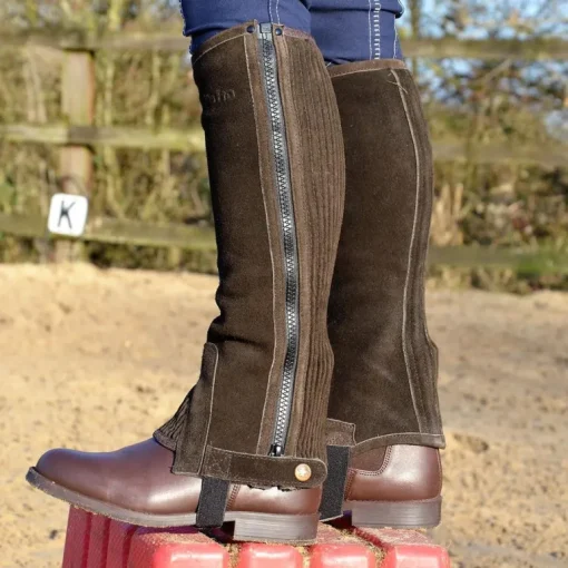 Tuffa Adult/Child Suede Half Chaps