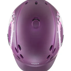 Uvex Onyxx Kids Riding Helmet Princess Berry Matt
