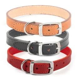 Ancol Heritage Diamond Quilted Leather Collar