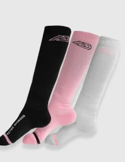 Aztec Diamond YR Pink Three Sock Pack SS25