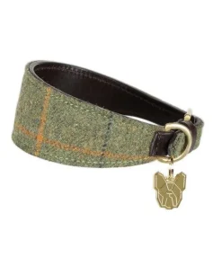 Digby and Fox Tweed Greyhound Collar