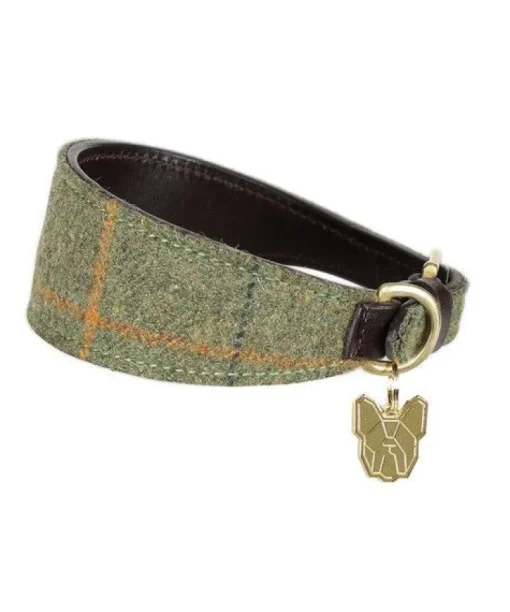 Digby and Fox Tweed Greyhound Collar