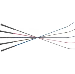 Fleck Dressage Whips PVC Handle Assorted Colours