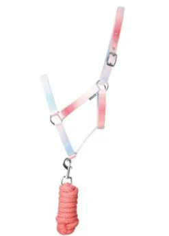 HY Equestrian Ombre Head Collar and Lead Rope
